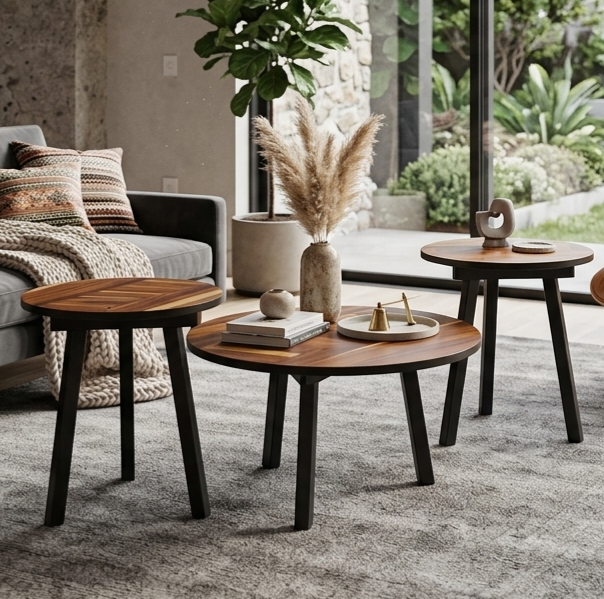 Mesas de sala peru de parota