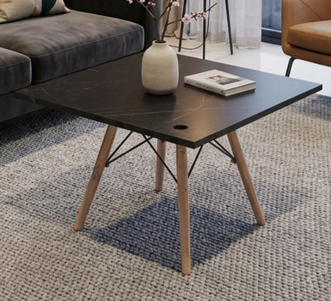 Holly marmol negro madera
