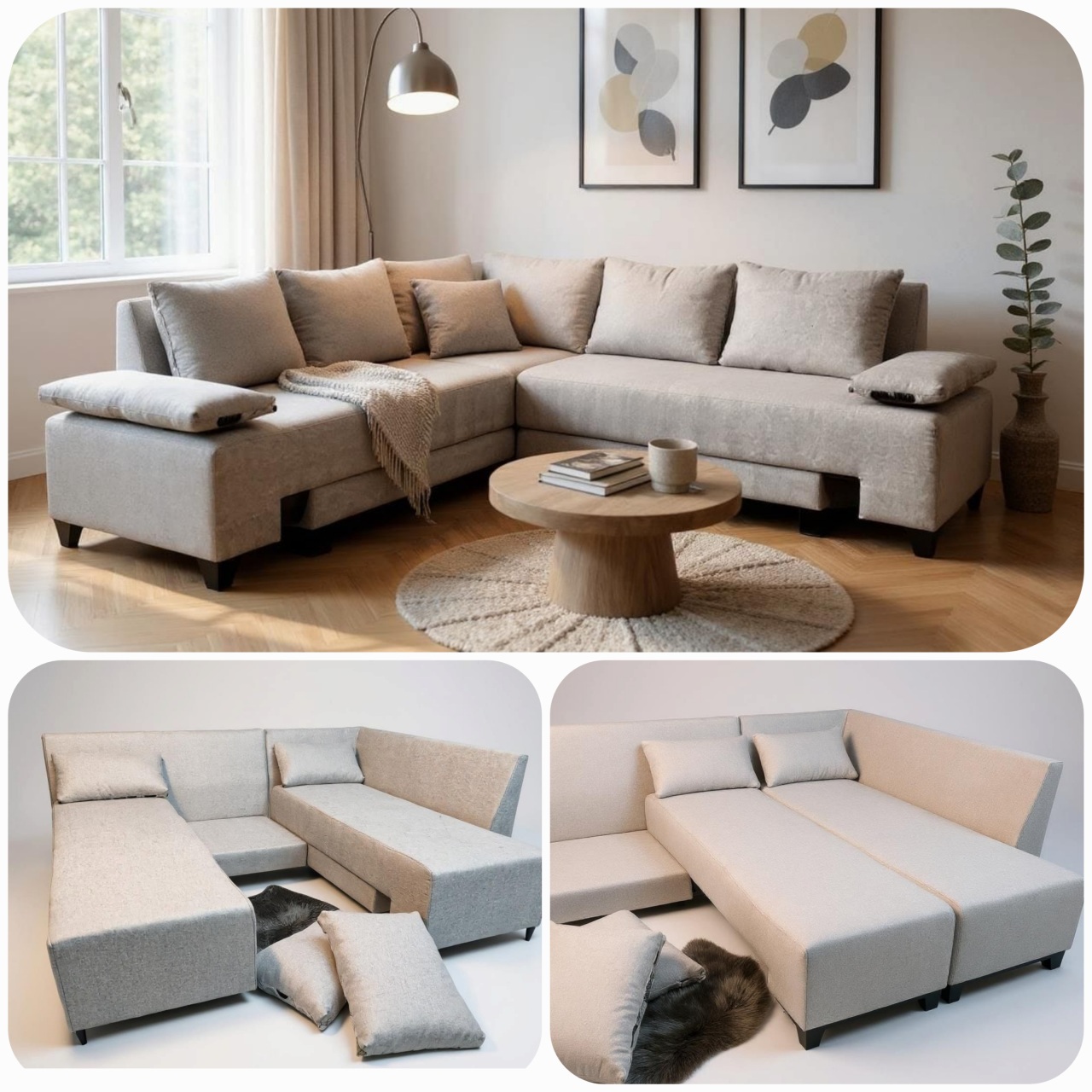 sala cama chalet